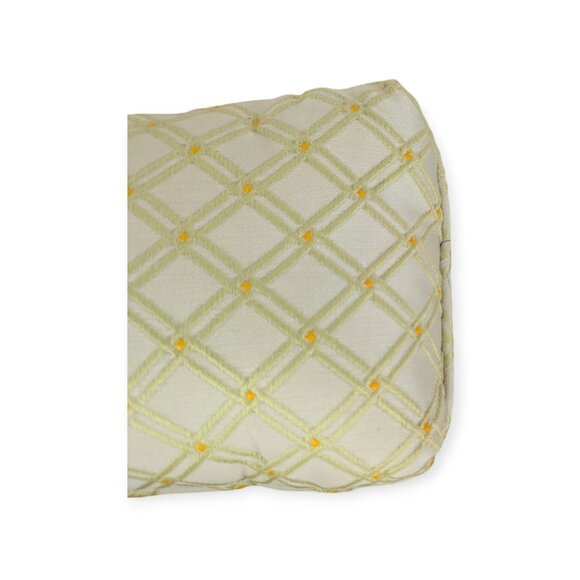 White & Yellow Pair of Long Rectangle Accent Pillows with Removeable Covers - Picture 8 of 13